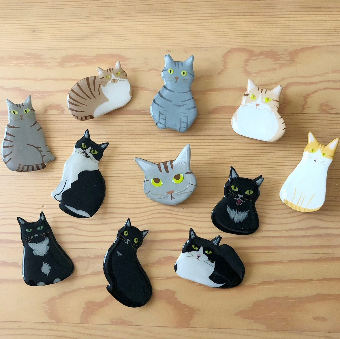 【保護猫ブローチ展 特別企画】我が家の保護猫オーダーブローチ