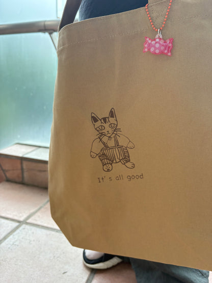 【卒業記念】シルクスクリーンTOTE BAG（チャーム付き）