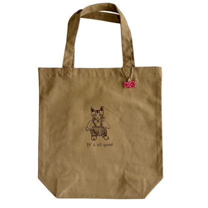 【卒業記念】シルクスクリーンTOTE BAG（チャーム付き）