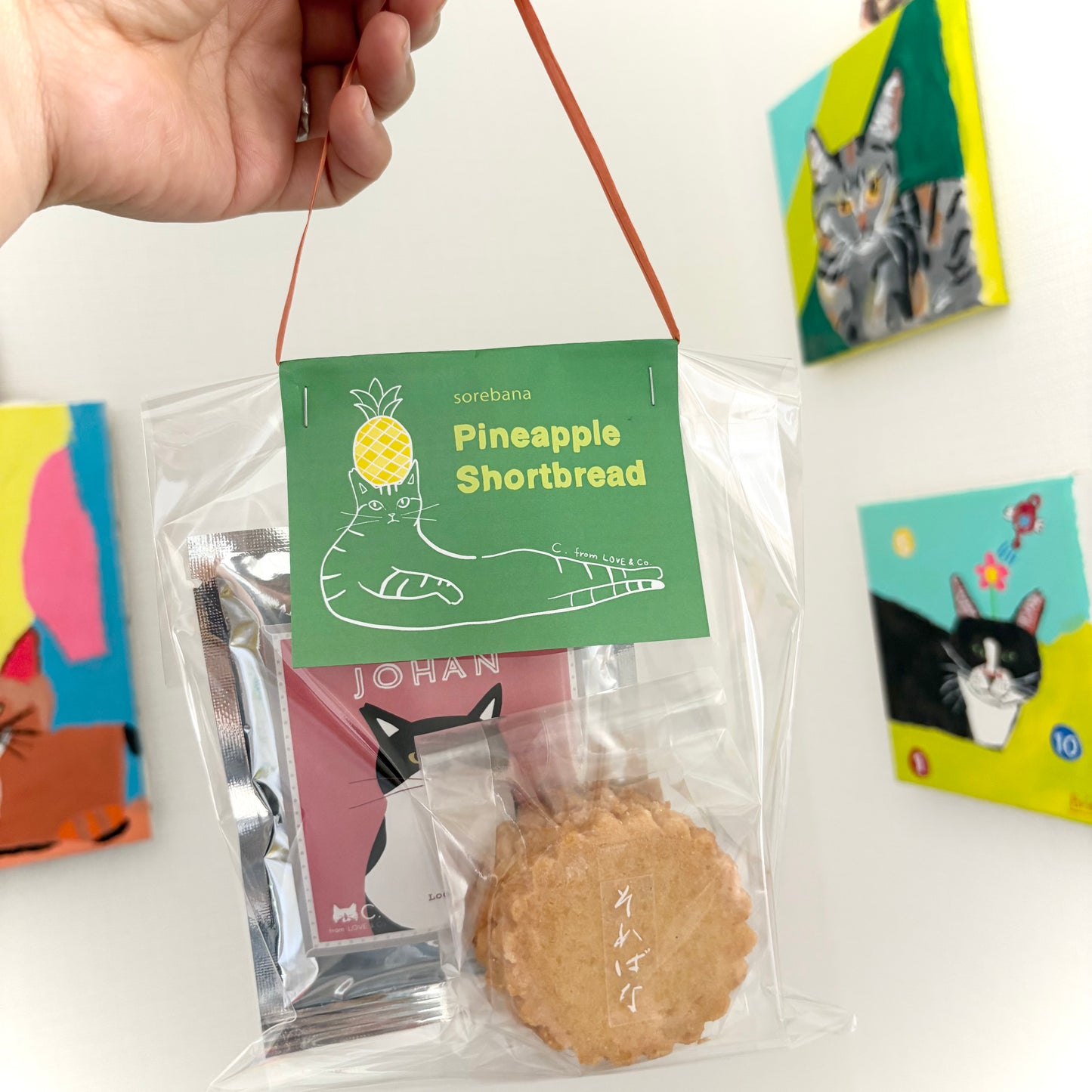 【そればな】ルバーブの穀物クッキー／パイナップルサブレのコーヒーギフト