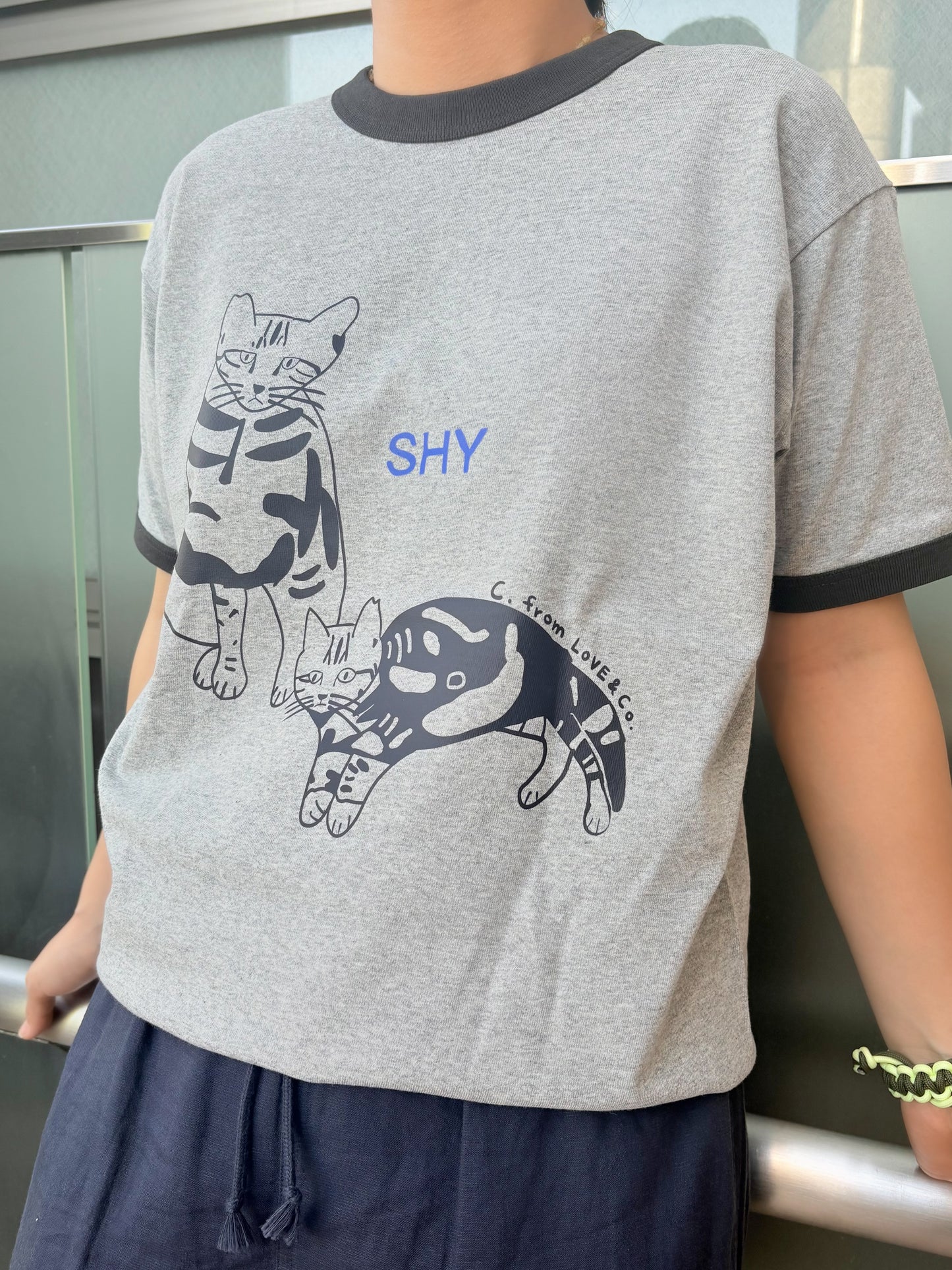 SHY T-Shirt（キキ丸＆ポフ実）