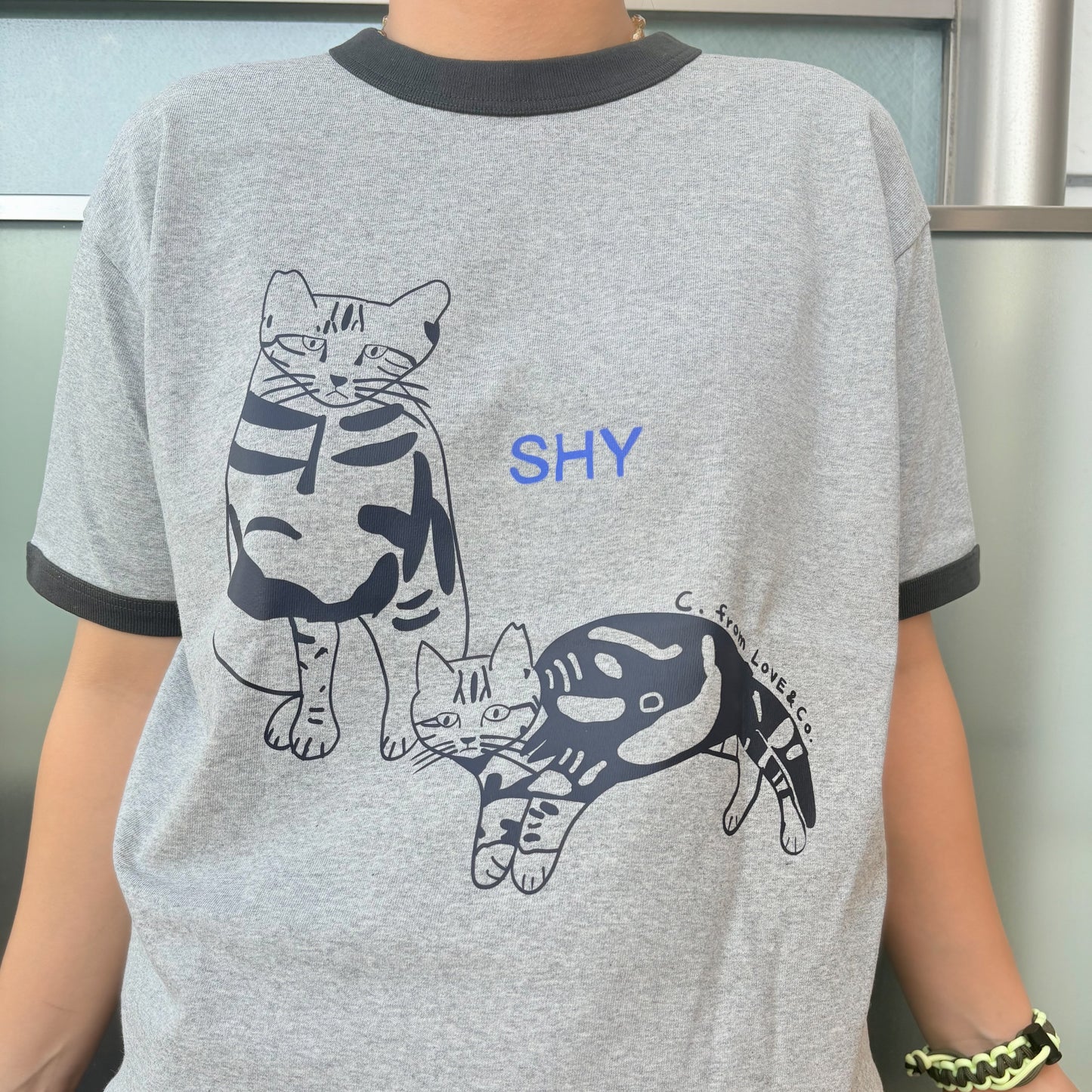 SHY T-Shirt（キキ丸＆ポフ実）