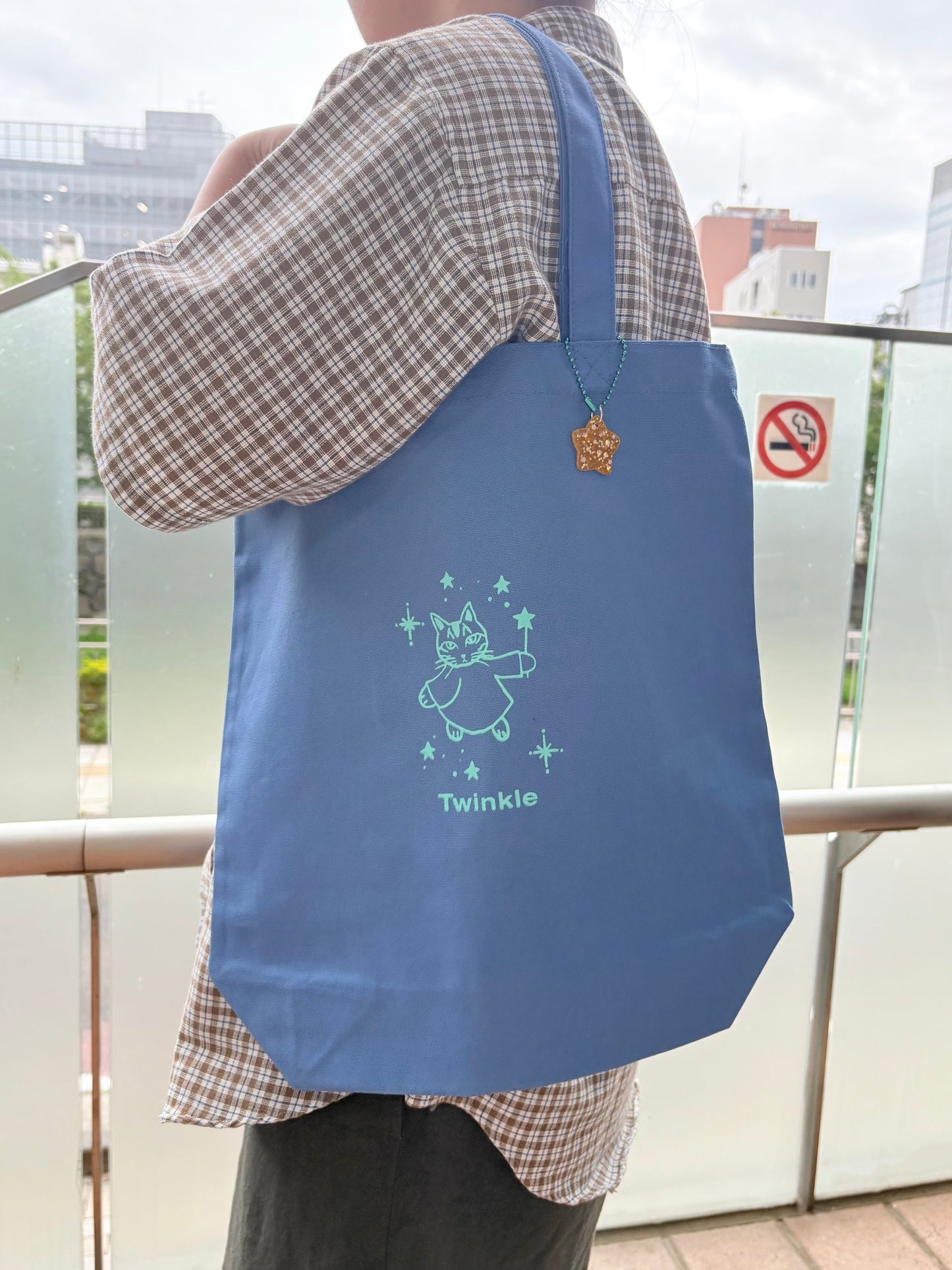 【卒業記念】シルクスクリーンTOTE BAG（チャーム付き）