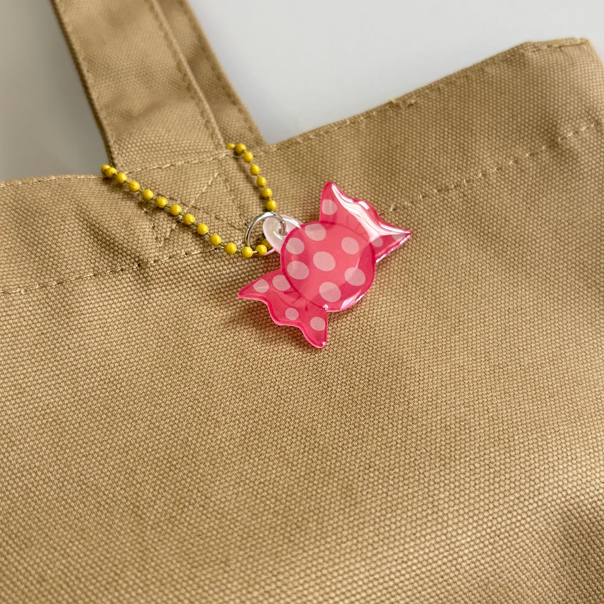 【卒業記念】シルクスクリーンTOTE BAG（チャーム付き）