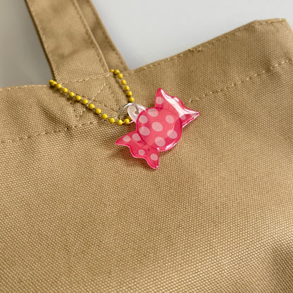 【卒業記念】シルクスクリーンTOTE BAG（チャーム付き）
