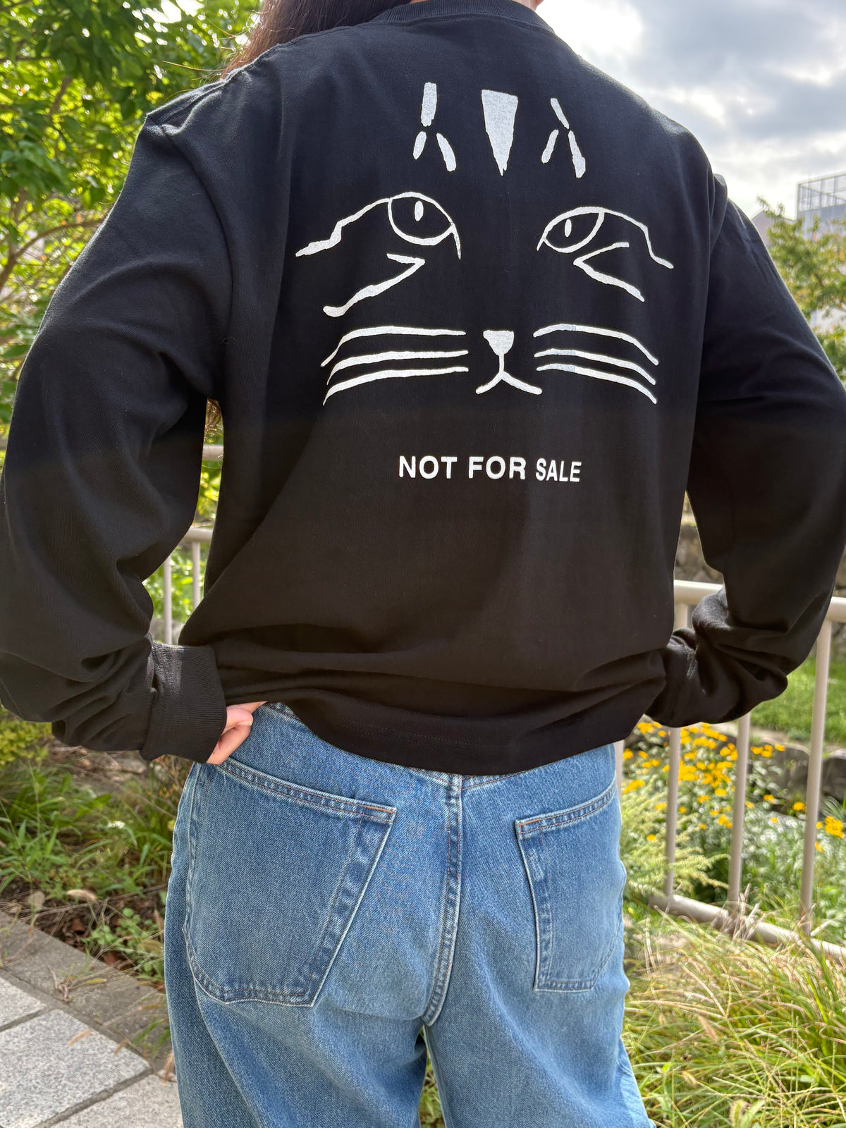 NOT FOR SALE ロングスリーブTシャツ（シルクスクリーン）